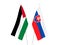 Palestine and Slovakia flags