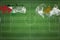 Palestine vs Cyprus Soccer Match, national colors, national flags, soccer field, football game, Copy space