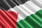 Palestinian flag background, 3D