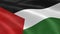 Palestinian flag in the wind