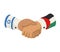 palestinian and israeli handshake