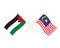 Palestinian and Malaysia Flag