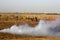 Palestinian protesters clash with Israeli troops along the Israel-Gaza border