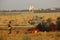 Palestinian protesters clash with Israeli troops along the Israel-Gaza border