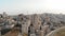 Palestinian refugees camp Anata Behind concrete Wall Aerial view