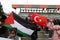 Palestinian solidarity with the people of Turkey and Syria following a devastating earthquake