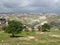 Palestinian territory landscape in a broad panorama