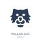 Pallas cat icon. Trendy flat vector Pallas cat icon on white background from animals collection