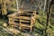 Pallet Compost Bin. Composter made og pallets in garden