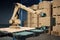 palletizing robot, lifting and placing goods onto pallets with speed and precision