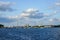 Palm Beach viewed from walkway along the Intracoastal in West Palm Beach