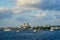 Palm Beach viewed from walkway along the Intracoastal in West Palm Beach