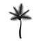 Palm butia capitata icon, simple style