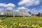 Palm House, an iconic Victorian glasshouse that recreates a rainforest climate located at Kew Garden, England