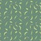 Palm leaves of acai tree watercolor seamless pattern isolated on grey. Green brunch of tropical palm, exotic leaf hand