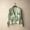 Palm Leaves Cardigan In Photorealistic Style By Ippolito Caffi