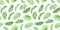 Palm leaves seamless pattern, green tropic tree repeating background. Nature trendy print