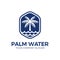 Palm logo with monoline style