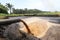 Palm Oil Mill Effluent (POME) wastewater being discharged - Series 2