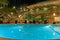 Palm Springs Pool at Night