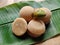 Palm sugar or coconut sugar or Jaggery On banana leaf Use flavored dishes or desserts