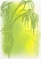 Palm tree, gree silhouette