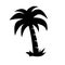 Palm tree icon logo illustration vector