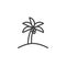 Palm Tree outline icon