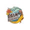 Palm Tree Summer beaches logo