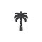 Palm tree vector icon