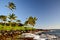 Palm trees at Lawai Beach - Poipu, Kauai, Hawaii, USA