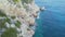 Palma de Mallorca, Majorca Spain, cliffs, drone footage, aerial view, high-up view