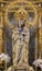 PALMA DE MALLORCA, SPAIN - JANUARY 27, 2019: The marble statue of Madonna in church Iglesia de Sant Miguel