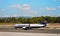 Palma, Spain - September 25, 2019: Ryanair Boeing 737 aircraft waits at Mallorca airport ready for departure. Ryanair is Irish