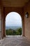 Palma view through vault