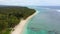 Palmar beach on the east coast, Indian Ocean, Mauritius Island. Palmar beach with turquoise sea and beautiful white sandy beach,