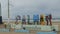 PALMAR, name of the town in three-dimensional letters of various colors located on the edge of the beach