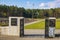 Palmiry, Poland - Panoramic view of the Palmiry war cemetery - historic memorial for the World War II victims of Warsaw and