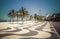 Palms on Copacabana Beach in Rio de Janeiro