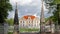 Palmse, Estonia - september 4 2019: Palmse Manor is one of the grandest baroque mansions in Estonia. The mansion and the open-air