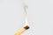 Palo santo or holy wood incense stick burning with flame and aromatic smoke