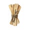 Palo santo stick bunch. Watercolor illustration. Hand drawn wooden aromatic sticks. Palo santo spiritual holy Bulnesia