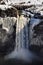 Palouse River Falls in Mid-Winter Ice and Snow