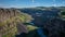 The Palouse River, snaking through canyons