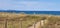 Pals Costa Brava Spain a path in the dunes leading to the sea