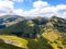 Paltinu Saddle, Iorgovanu Mountains, Romania, viewpoint to Godeanu Mountains