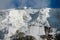 Pamir mountains cold snow ice glacier wall