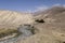 Pamir River in the Pamir Mountains on the border between Tajikistan