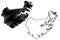 Pamlico County, North Carolina State U.S. county, United States of America, USA, U.S., US map vector illustration, scribble