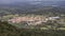 Pamoramic view of extremadura dehesa